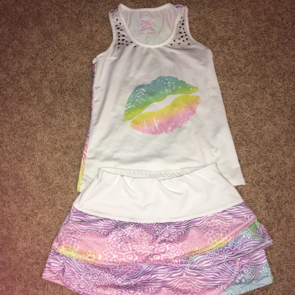 Lucky in Love tennis outfit